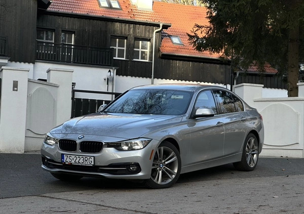 BMW Seria 3 cena 75000 przebieg: 48055, rok produkcji 2017 z Szczecin małe 191